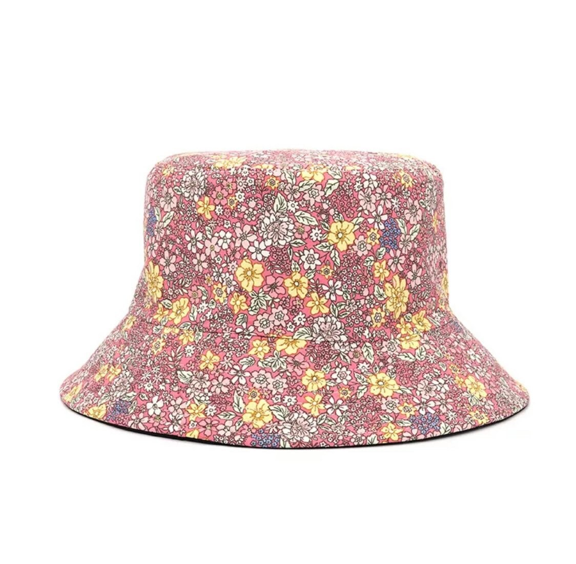 Floral Bucket Hat Reversible Hat Cotton Festival Hat - Etsy UK