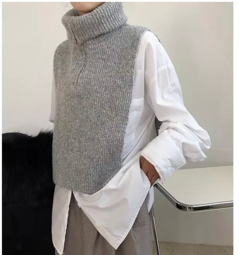 Turtleneck scarf clearance