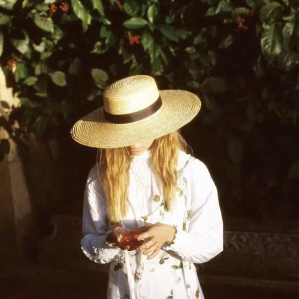 Womens beach hat, large brim sun hat, large brim straw hat, womens large brim sun hat, boho straw hat,ladies straw hat, Wide brim beach hat