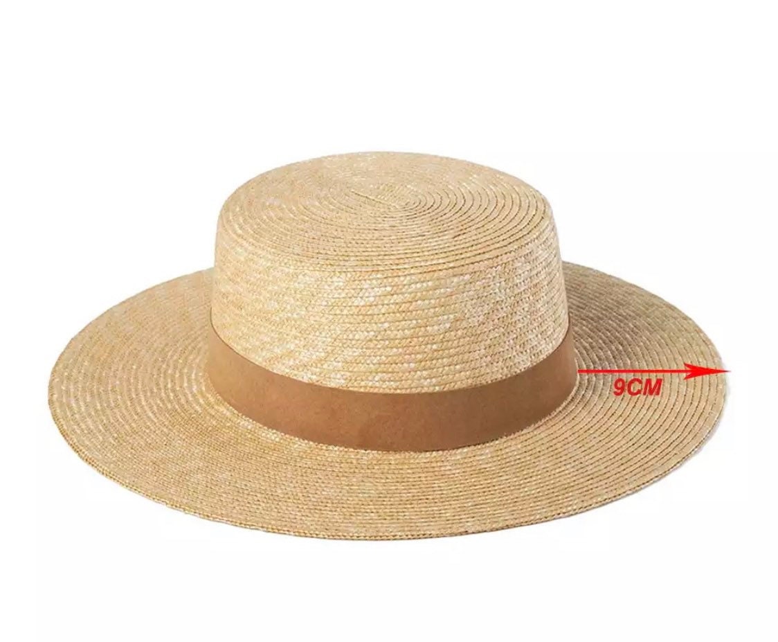 Ladies Summer Beach Hat Straw Beach Hat Wide Brim Sun Hat Etsy