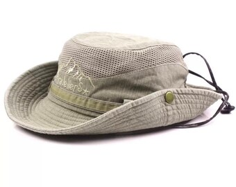 Mens Sun Hat Fishing Hunting or Jungle 