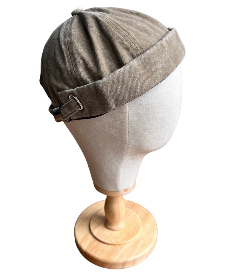 Unisex Cotton Docker Hat, Beanie , Birmless Hat , Skull Hat image 1