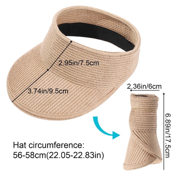 56-58cm circunferencia del sombrero sombreros de paja para hombres