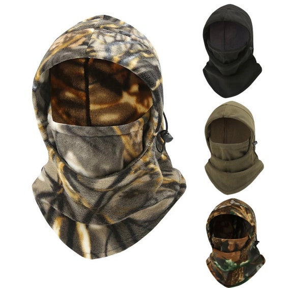 Cagoule Polaire Thermique De Camouflage, Masque Chaud Dhiver Pour