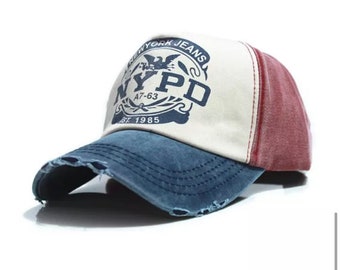 Cotton Vintage Style Cap, Snap-back Cap, Unisex Cap, Baseball Cap, Sun Hat