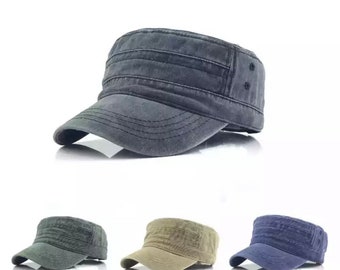 Gorra Plana Estilo Militar