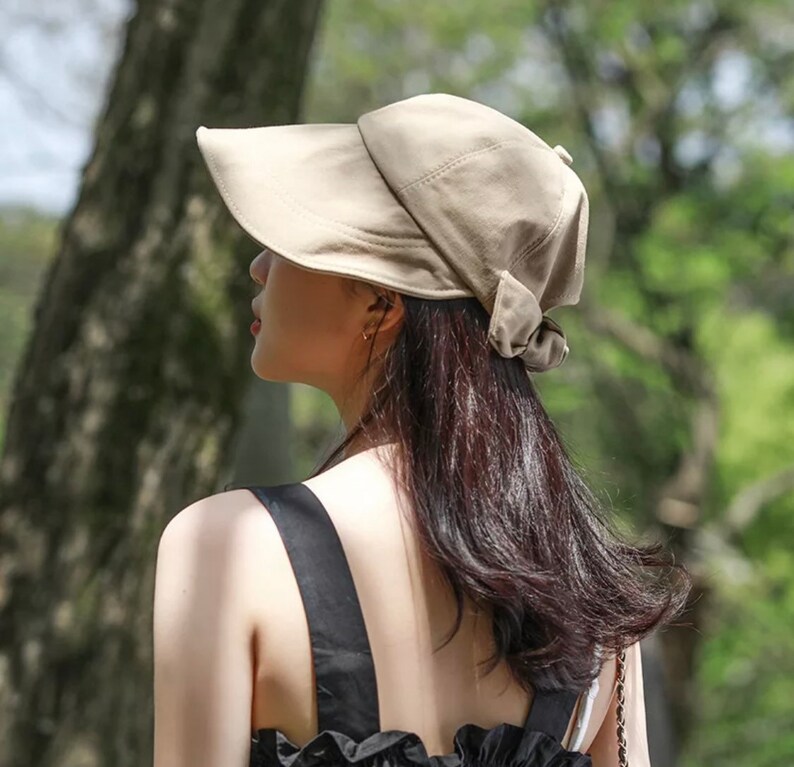 Back Bow Summer Bucket Hat Womens Summer Bucket Hat Beach Etsy UK