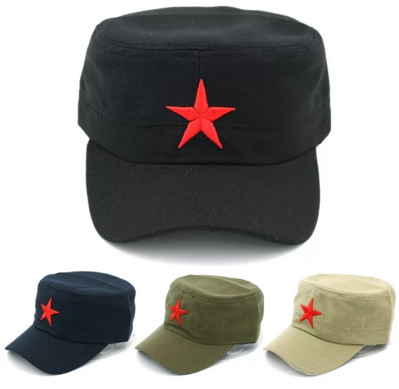 Retro Cap Star Cap Military Cap Army - Etsy