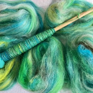 Batts/Rolags * Ozean * aus gekämmter Schurwolle, Mulesing-frei