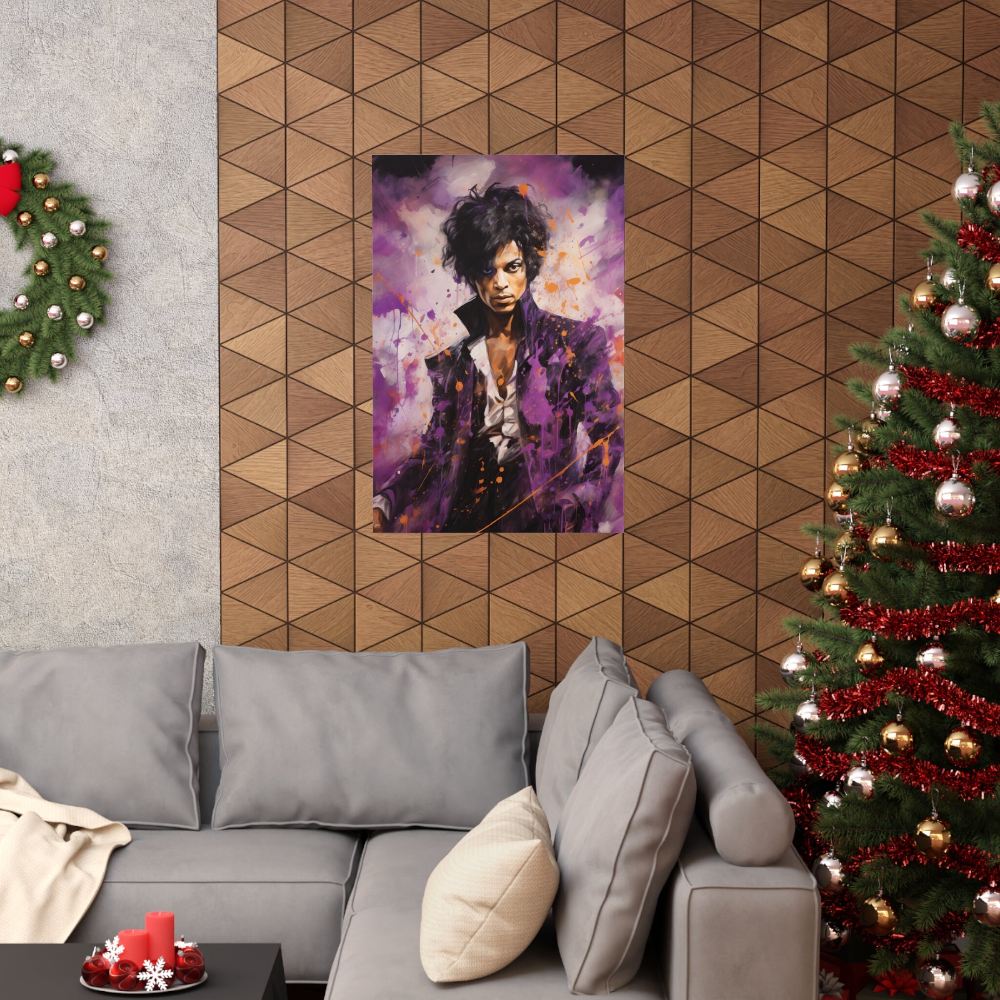 Prince the Singer Abstract Art Print - Vibrant Tribute to Music Icon ...