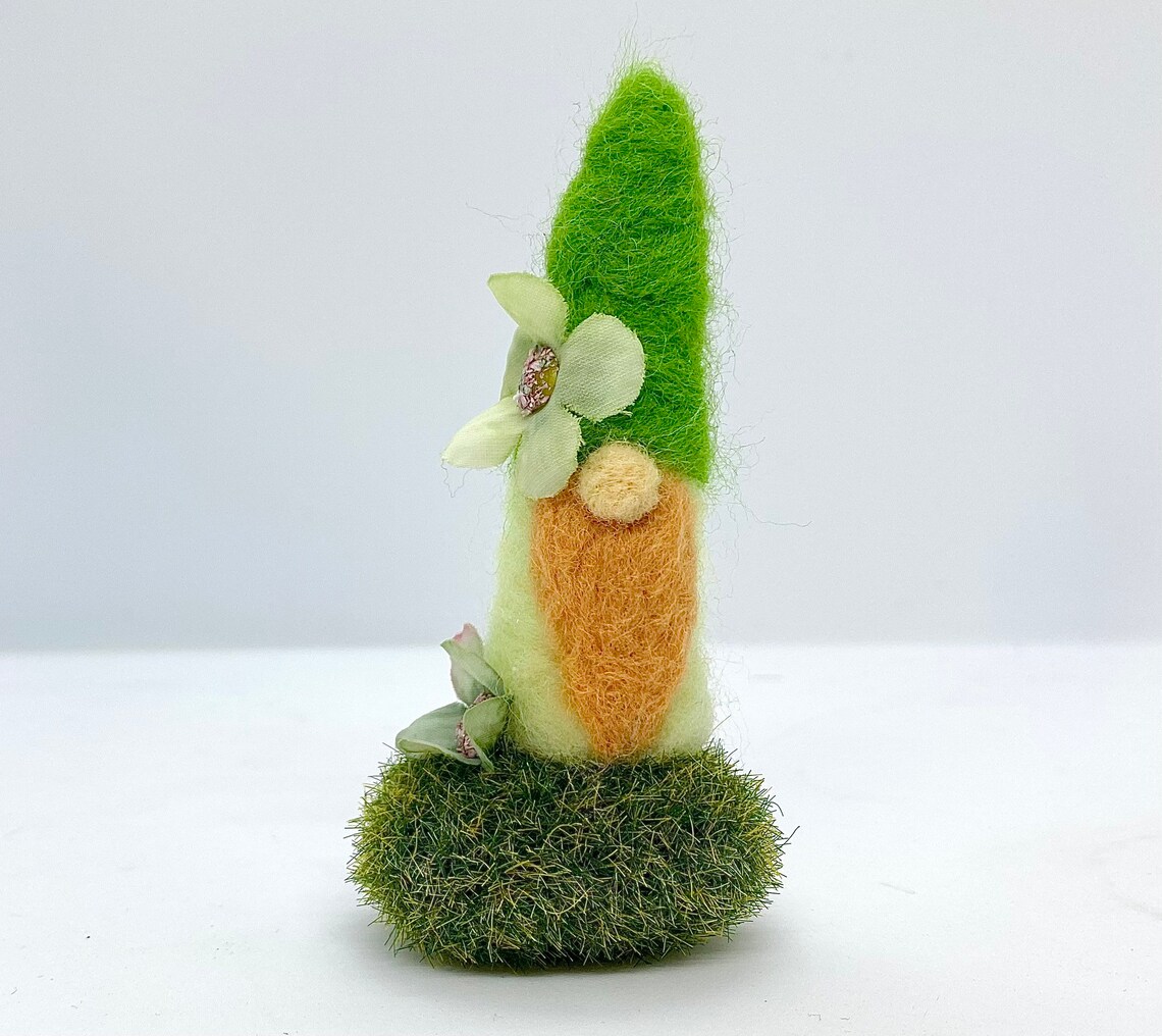 Leprechaun Needle Felted Gnome Mini Gnome Felt Gnome Etsy