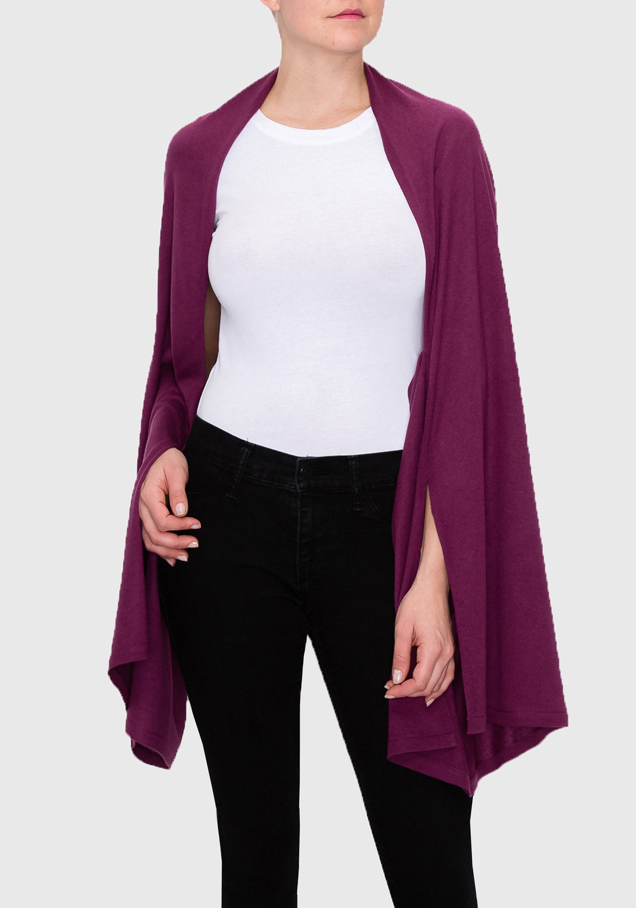 The Shruggie Women's Silk Cashmere Shrug Cashmere Scarf Etsy