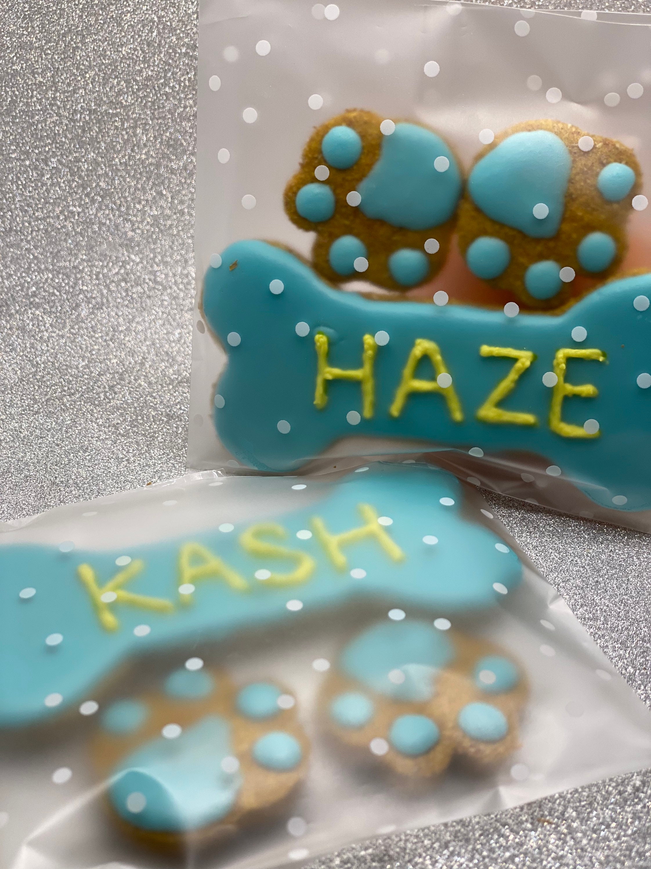 Custom Dog name cookies. Etsy