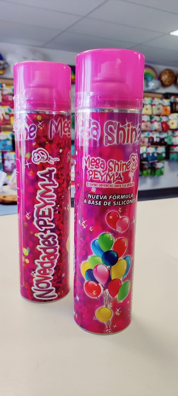  Novedades Peyma-Mega Shine, 570 ml, THE ONLY AEROSOL BALLOON  POLISHER that doesn't need towels or gloves to shine and dry, 19.27 Fl Oz :  Automotive