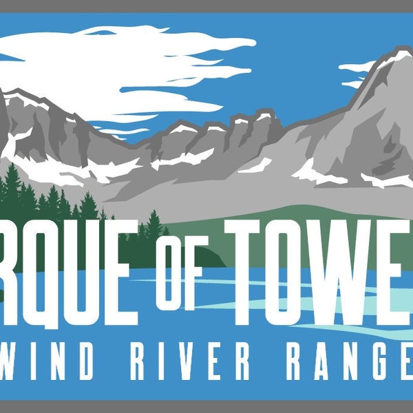 Cirque of Towers Sticker