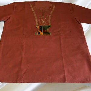 46&quot;, African Print Shirt, Adinkra African shirt, African shirt, Kente print shirt, Ghana shirt, African clothing, Traditional African shirt