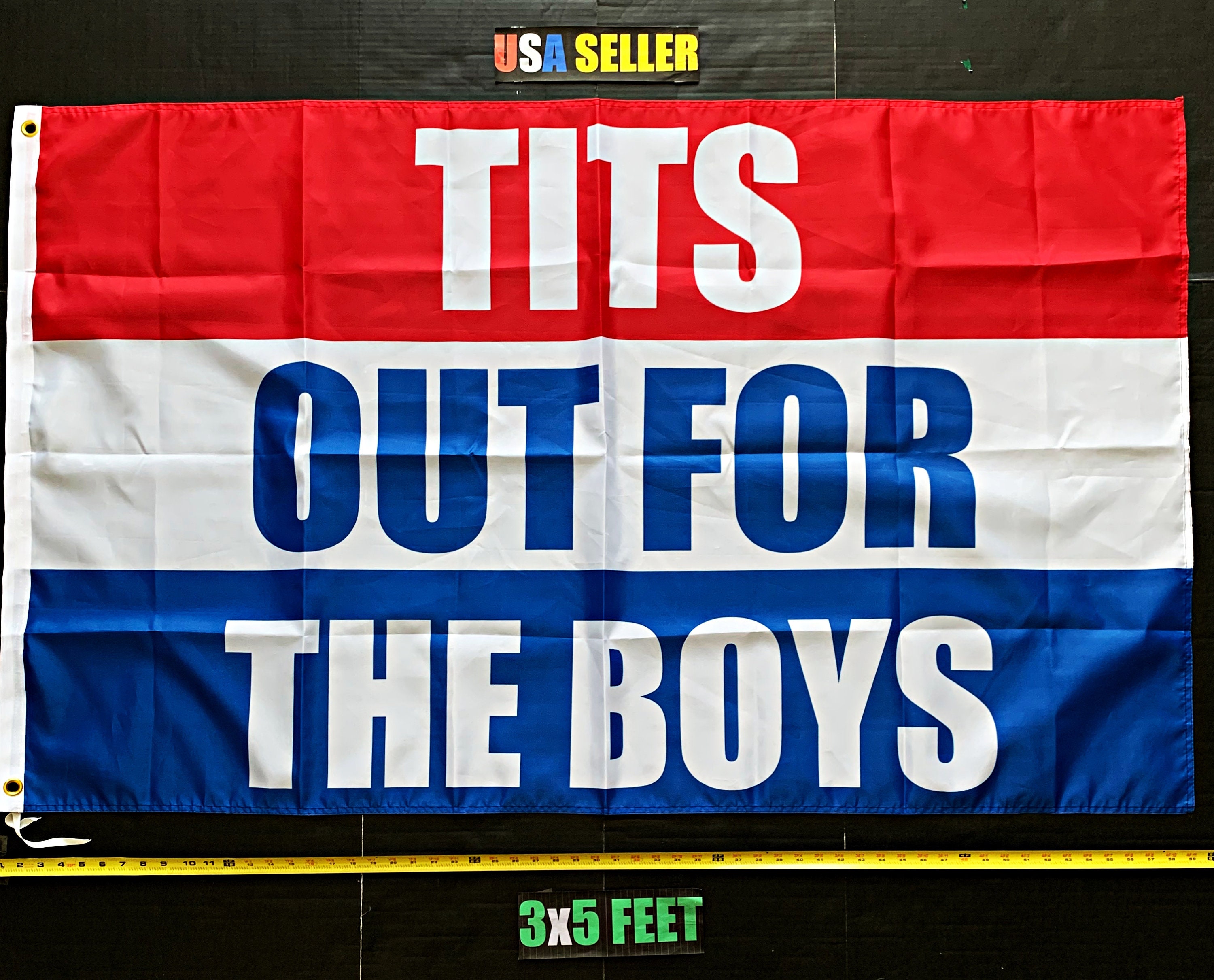 Tits Out for the Boys Flag FREE SHIPPING Trump Biden Send - Etsy UK