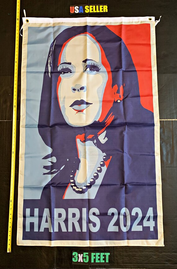 Kamala Harris Flag FREE SHIPPING Biden 2024 Democrat LGBTQ Etsy