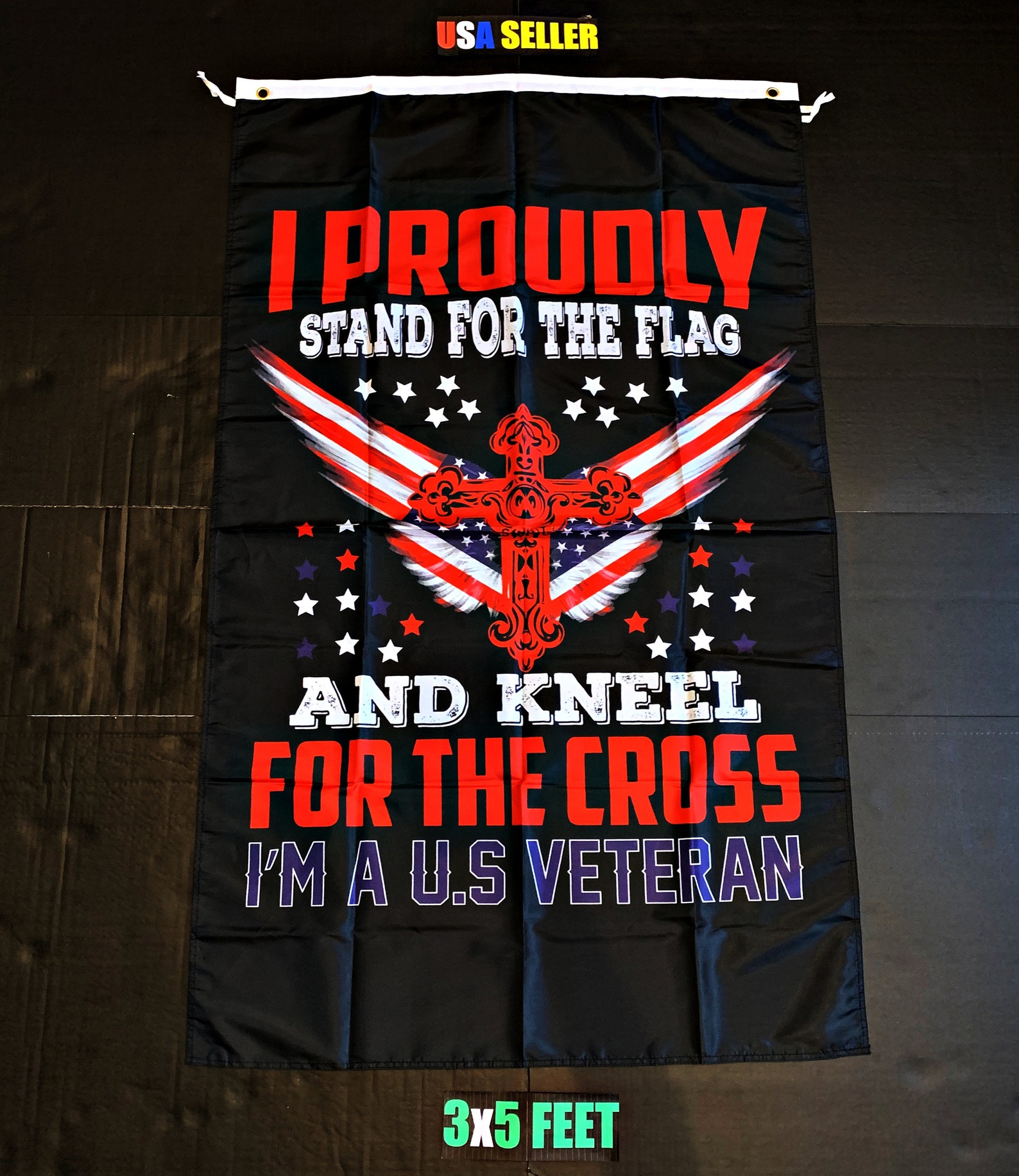 Veterans Flag FREE SHIPPING Trump Biden Don Jr Ivanka 2024 Etsy