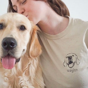 Custom Pet T-shirt, Custom Dog T-Shirt, Personalised Dog T-shirt, Pet Portrait,Pet T-shirt, Personalised Dog Gift , custom pet shirt,Dog Mum