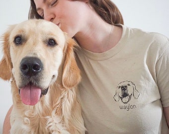 Custom Pet T-shirt, Custom Dog T-Shirt, Personalised Dog T-shirt, Pet Portrait,Pet T-shirt, Personalised Dog Gift , custom pet shirt,Dog Mum