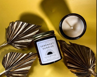 Serengeti Sunrise: Odor Eliminating Citrus Soy Candle