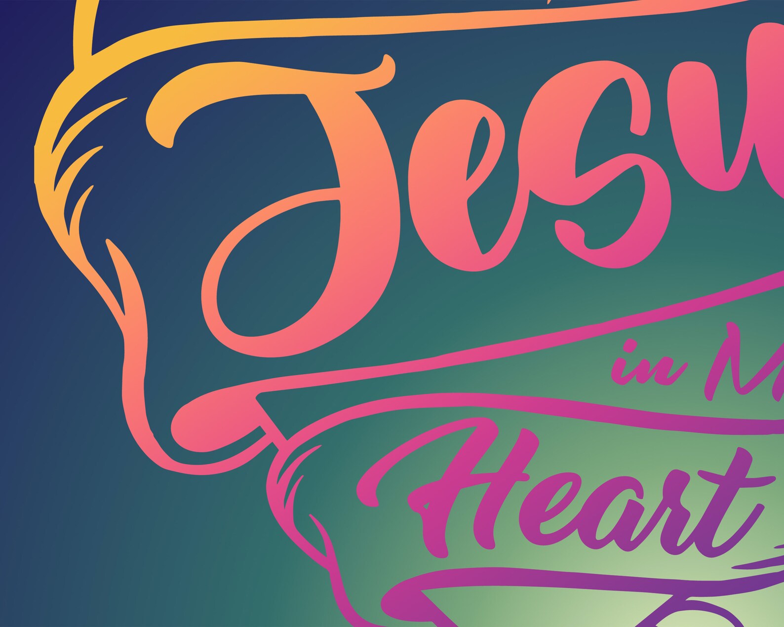 Jesus in My Heart SVG, Heart Tattoo Svg, Bible Verse SVG, Motivational ...