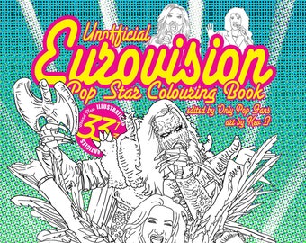 Eurovision Colouring Book Vol 2: The Winners - signed copy