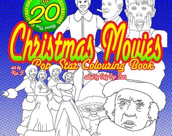 Christmas Movies colouring book - digital