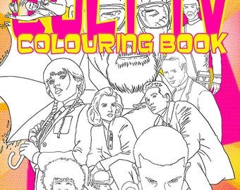 Cult TV Colouring Book - signed copy