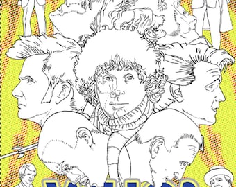 The Doctors Colouring Book: Who? All Of Them