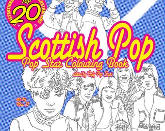 Scottish Pop Star Colouring Book