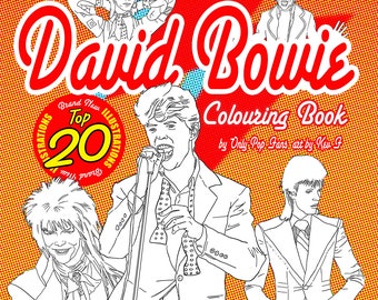 David Bowie Pop Star Colouring Book