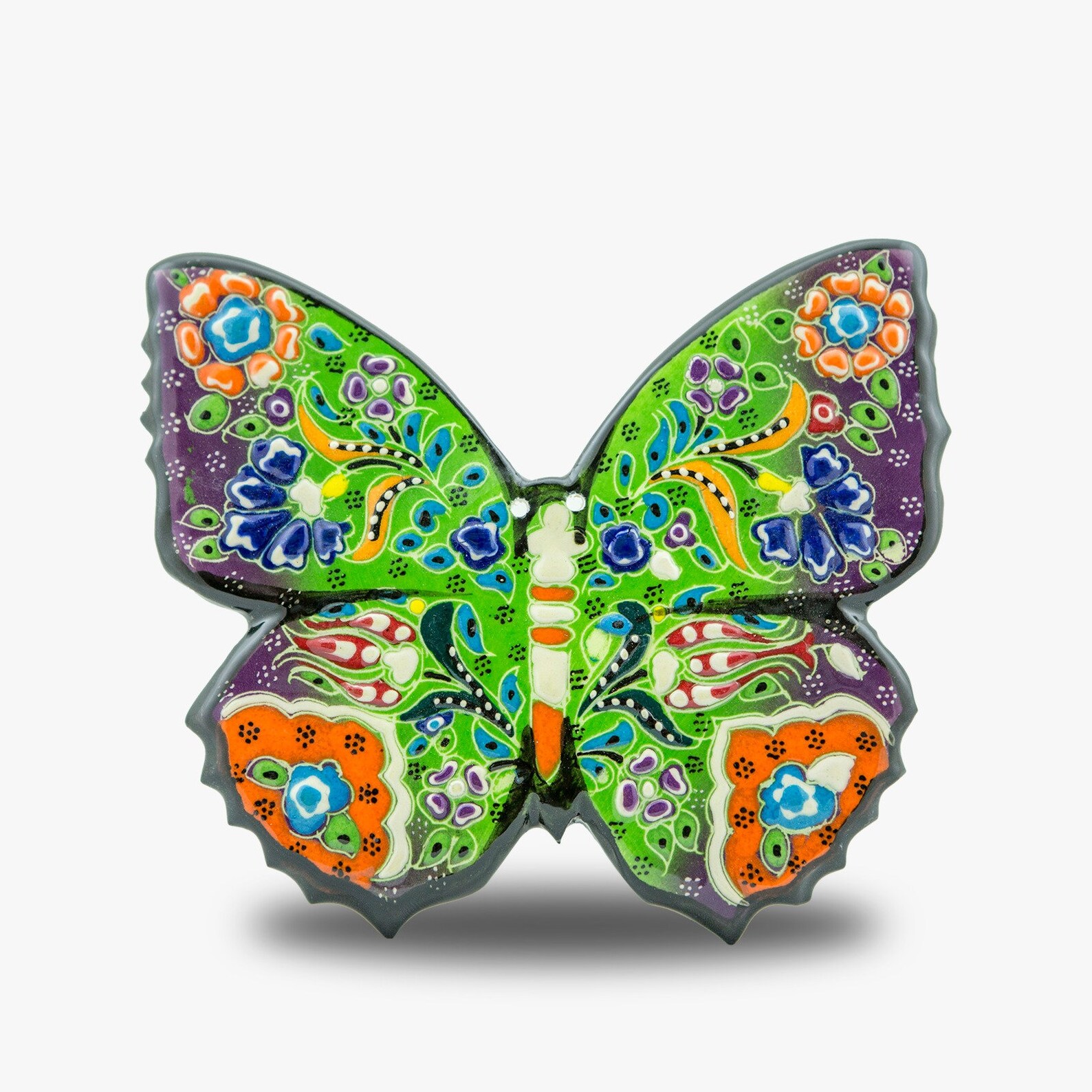 Ceramic butterfly handpainted handpainted wall decoration Etsy