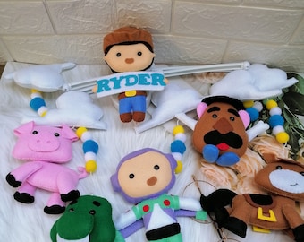 Toy Story handmade musical baby crib mobile || Nursery Decoration || Boys and Girls || Newborn Infant Baby Toddler Nursery Toy