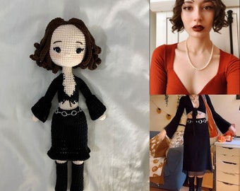 Look alike doll, Personalized Crochet Doll, Amigurumi Crochet Doll, Custom Doll , Crochet Collectibles, Mini Me Doll, Chirstmas Gift