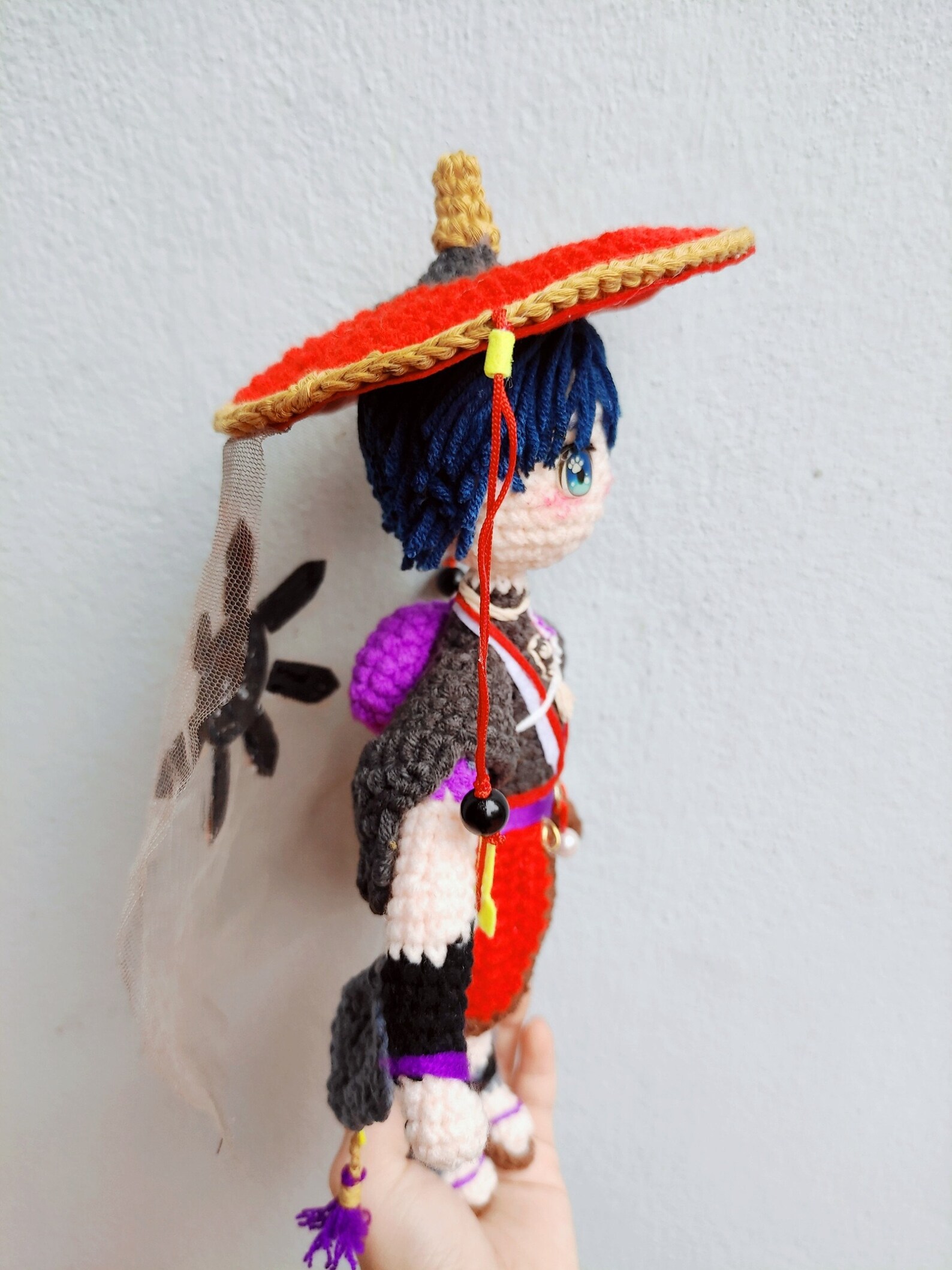 Genshin Impact Scaramouche Plushies Doll Amigurumi Chibi Etsy UK