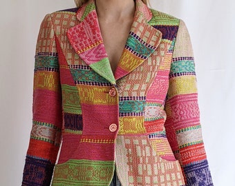 blazer patchwork