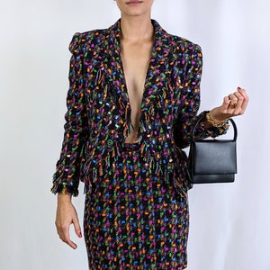 Boucle suit womens hotsell