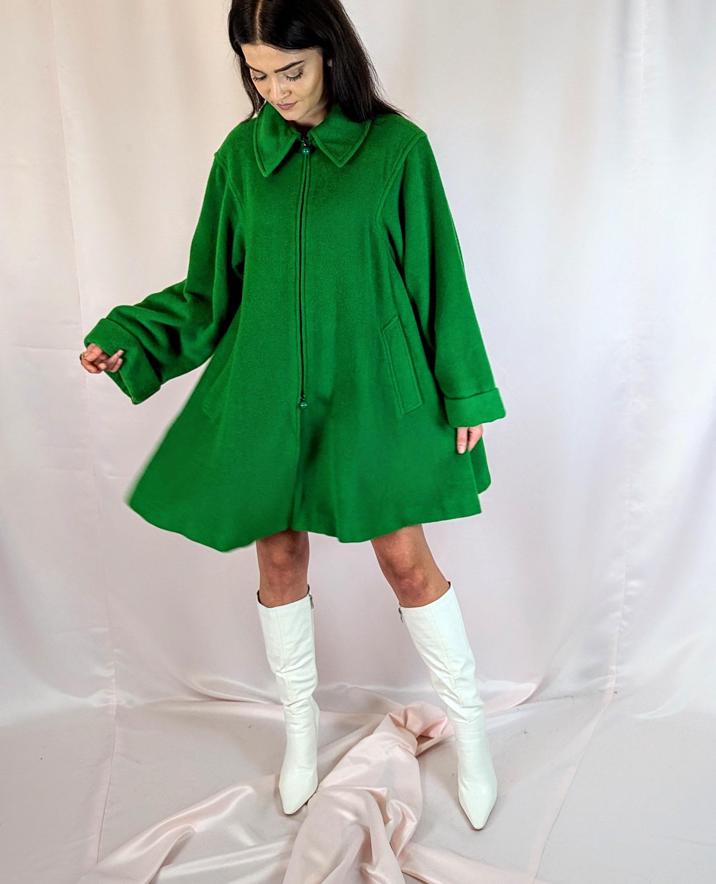 90年代 ヴィンテージ クロードモンタナ グリーン Aライン