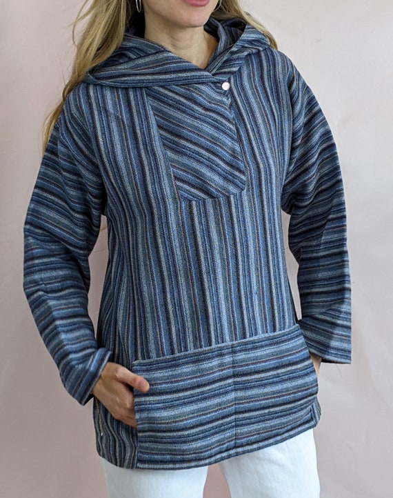 140 True vintage 1980s/1990s pure new wool woven … - image 3