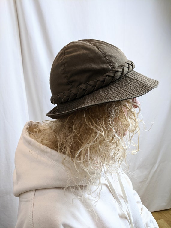 Vintage Aquascutum of England Khaki Hat Size Small Unisex