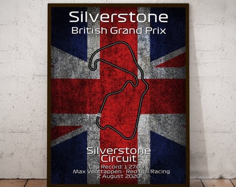 Premium Formula 1 Circuit Map PostersPaper and Metal sizes available - in Paper Sizes A5, A4 and A3 & Metal Sizes A5, A4 and A3