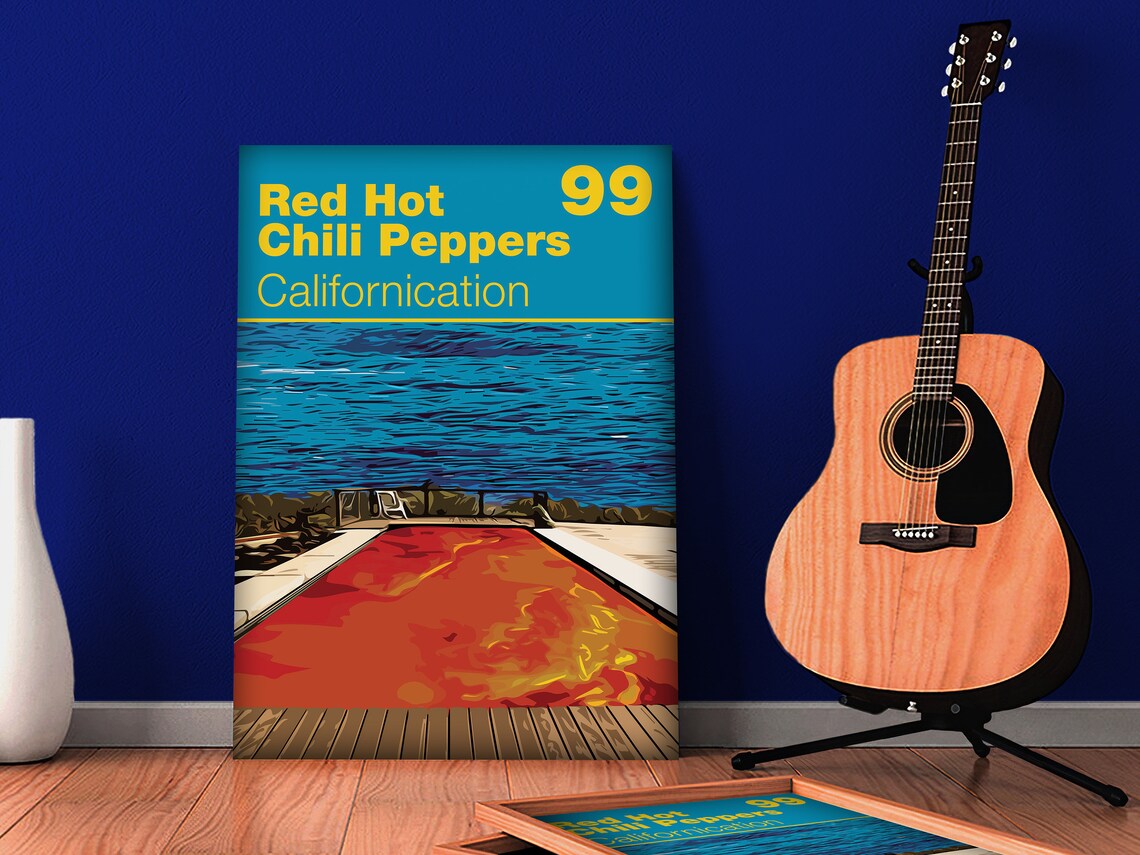 Red Hot Chili Peppers Album Cover Art Print/Music Poster In Etsy