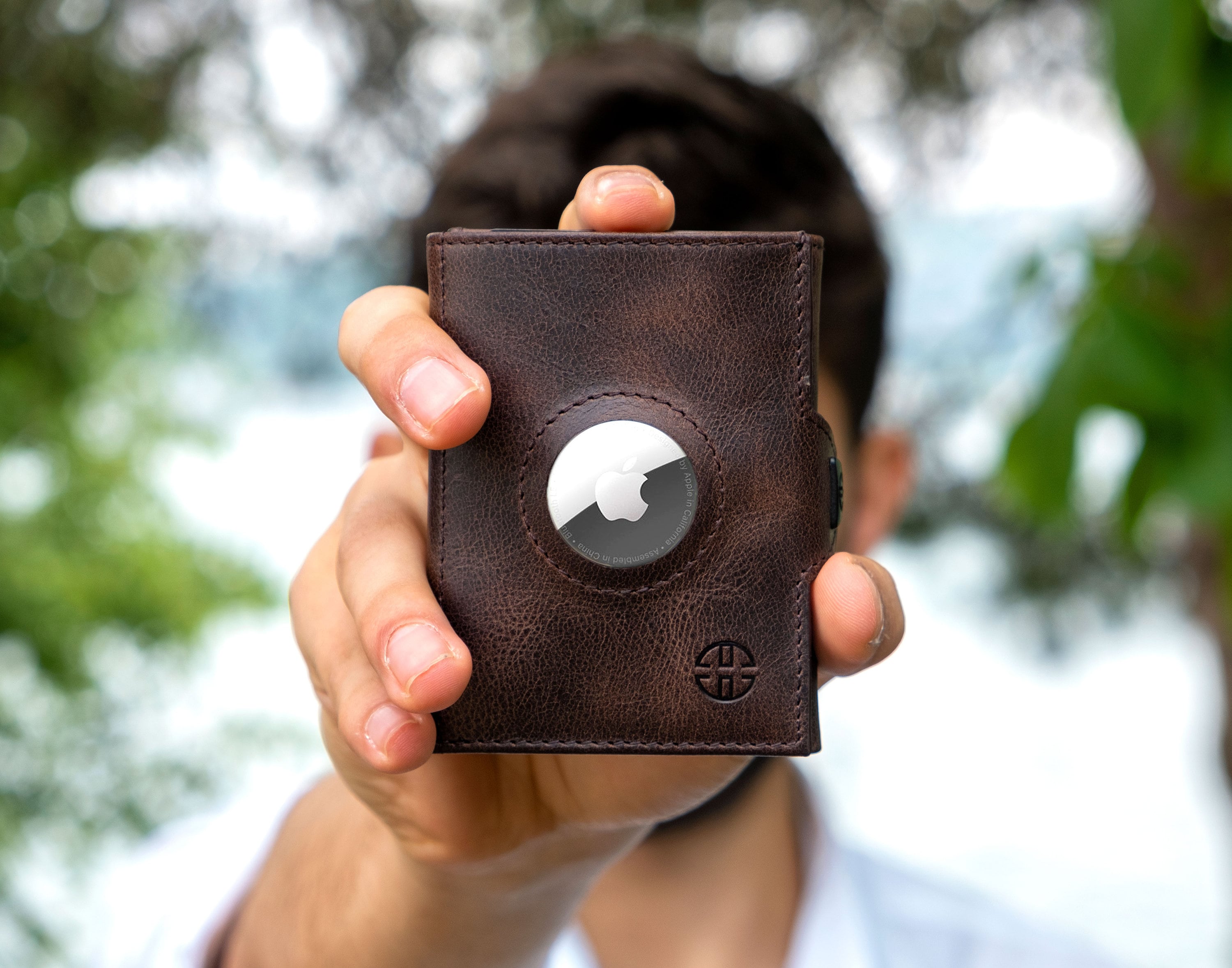AirTag Wallet-Leather