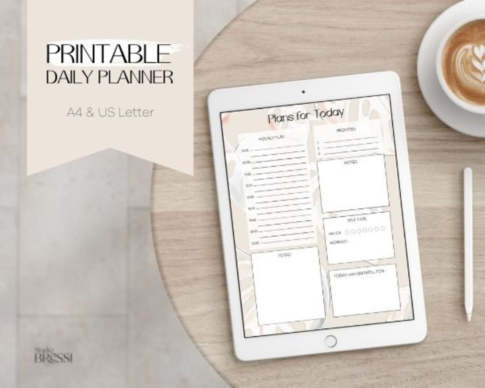 aesthetic daily planner printable to do list printable etsy