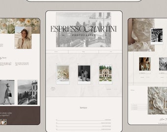 Nostalgisk bröllopsfotograf Squarespace 7.1 webbplatsmall