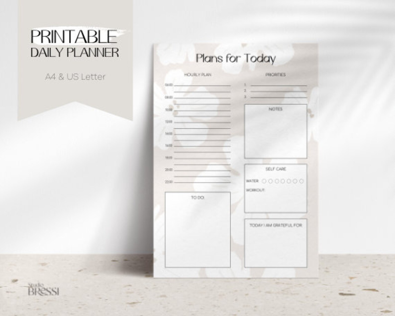 aesthetic daily planner printable to do list printable etsy