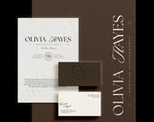 Photographer Logo Template Kit, Minimalist Canva Logo Template, Editorial Brand Identity bundle Canva Templates