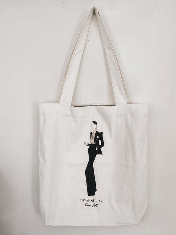 Canvas Tote Bag With Unique Artwork Print High Quality 100% 